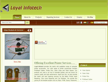 Tablet Screenshot of loyalinfotech.com